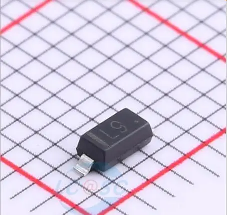 100PCS BAT54W 30V 200mA VF=1V L9 SOD-123 Schottky Barrier DIODES SBD