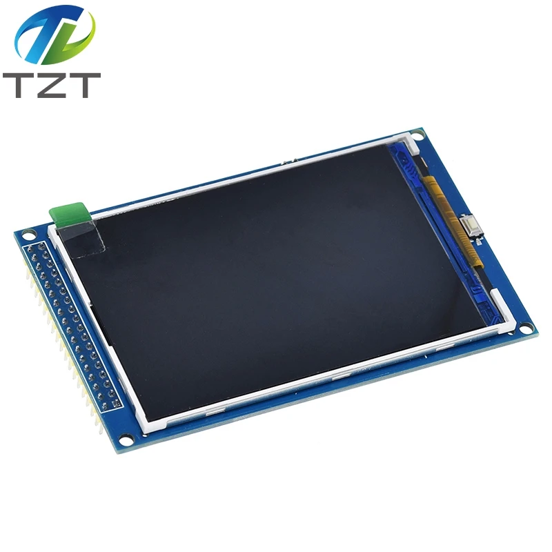 3.5 "3.5 นิ้ว 480x320 TFT LCD หน้าจอสัมผัสโมดูล TZT ILI9486 จอแสดงผล LCD สําหรับ Arduino UNO MEGA2560 บอร์ดไม่มีแผงสัมผัส