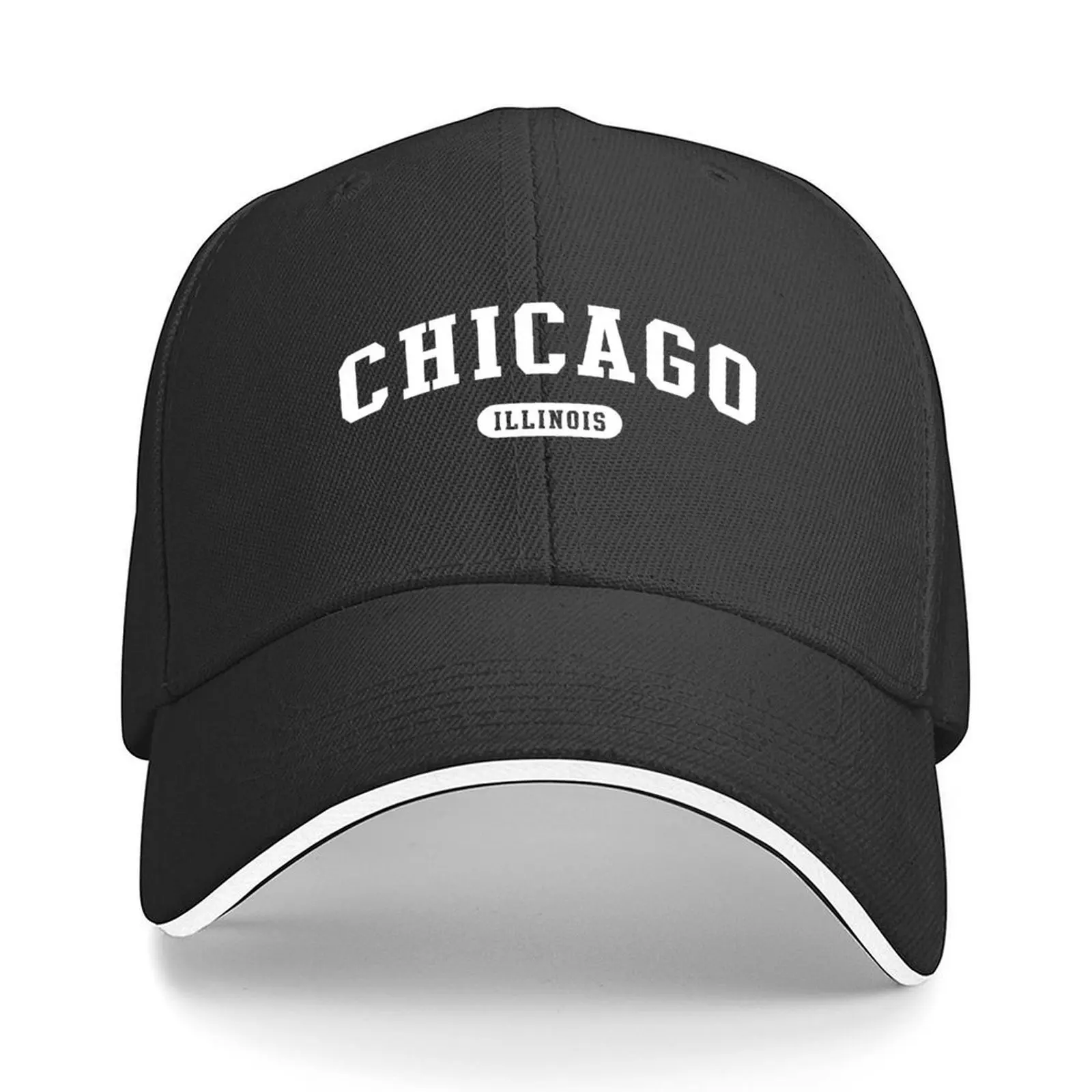 

Chicago, Illinois Baseball Cap black luxury caps fishing caps man Cosplay Hats Woman Men's