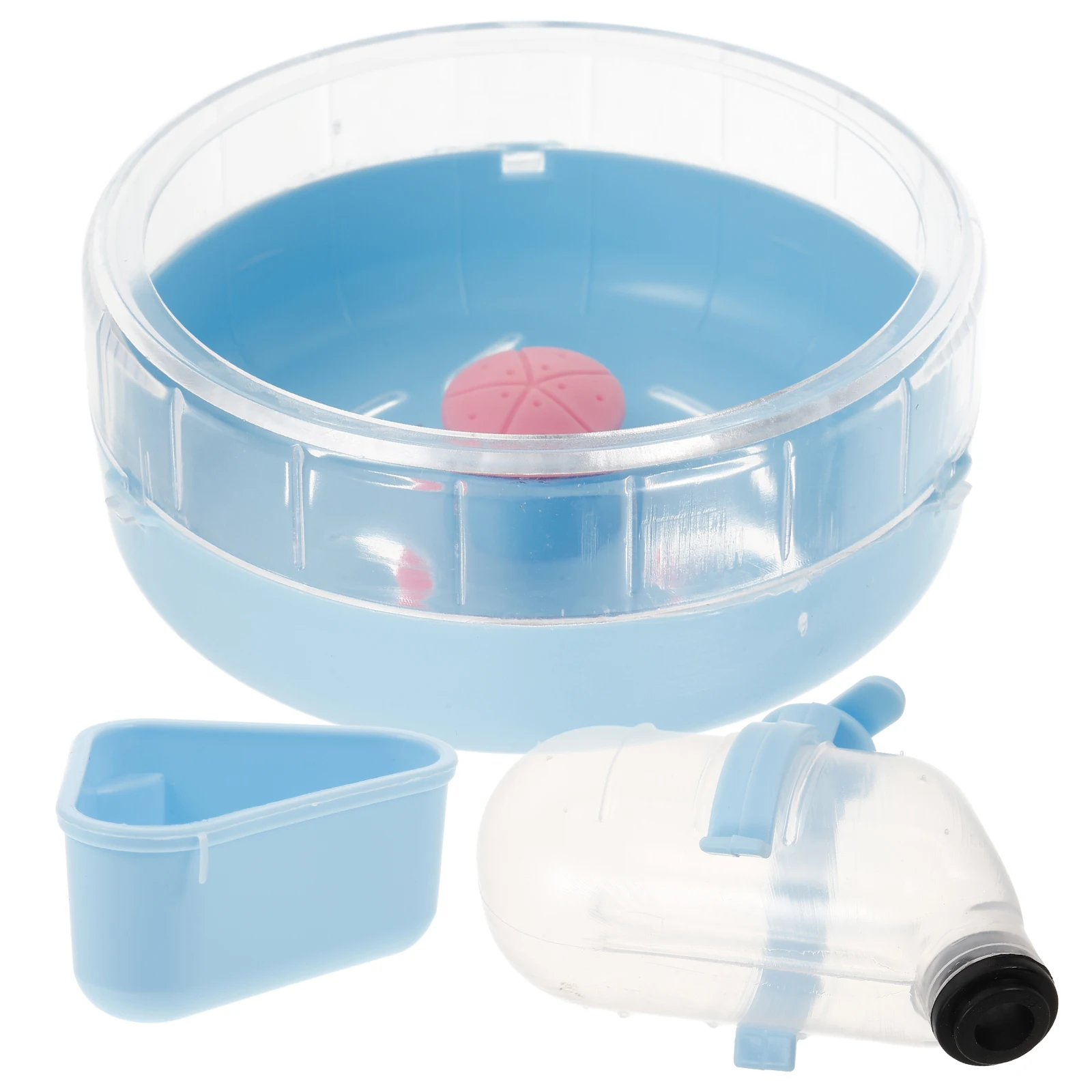 

Multifunctional Hamster Cage Accessories Running Wheel Food Bowl Water Bottle Set Reusable Assembly For