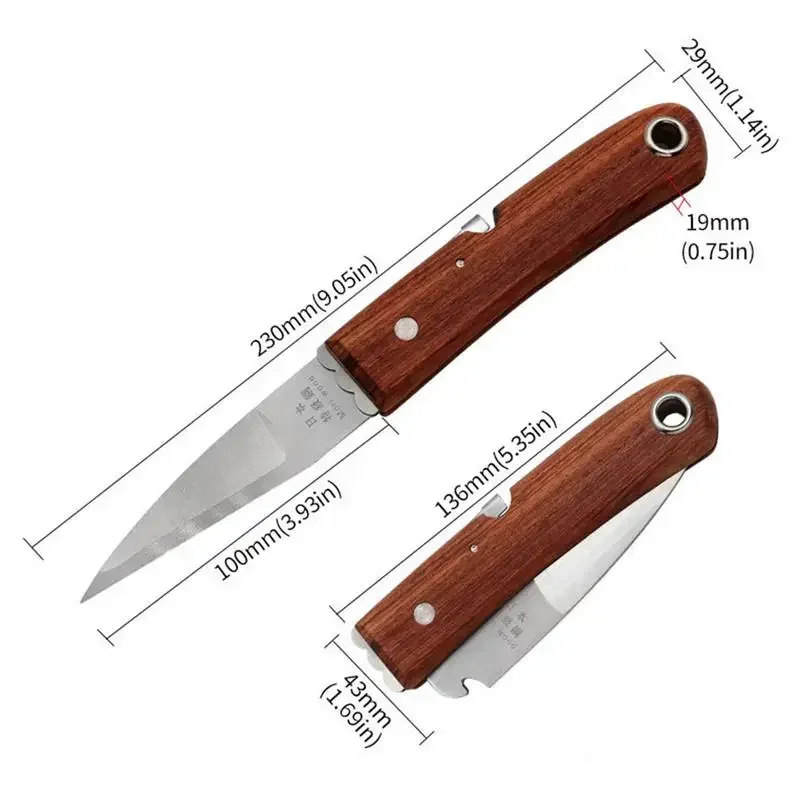 

Grafting Knives For Fruit Trees Folding Metal Garden Knives Garden Hand Tools For Grafting Multifunctional Tree Grafting Kit