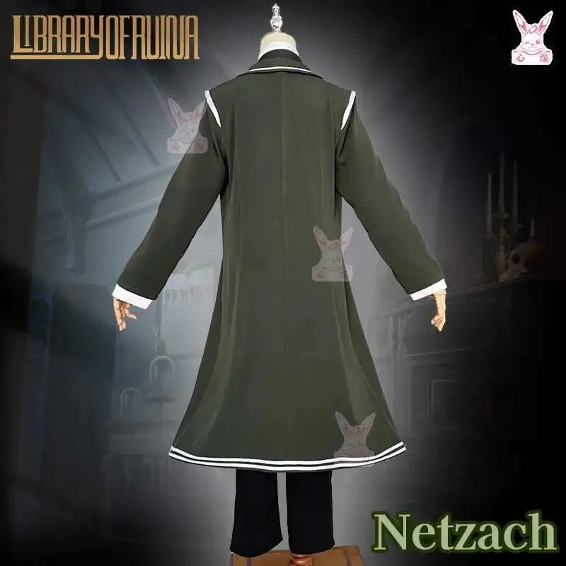 

CyLibrary Of Ruina Cosplay Costume Netzach Costume Men Uniform Fashion Game Suit Halloween Cosplay