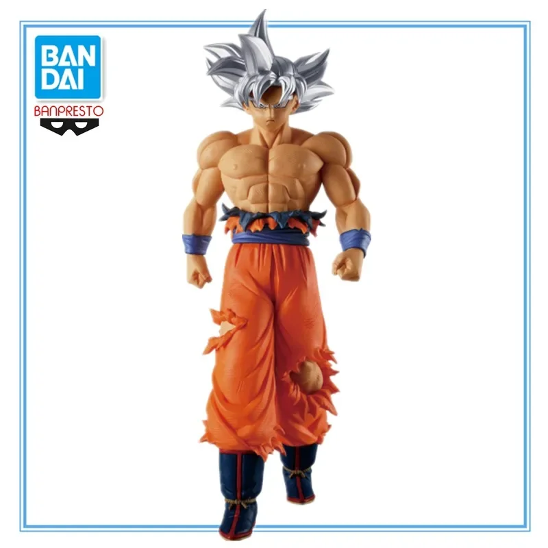 En Stock, Original BANDAI BANPRESTO, Dragon Ball Z, Son Goku, SOLID EDGE WORKS-THE PVC, Figuras de Anime de 20 cm, Juguetes, Regalos
