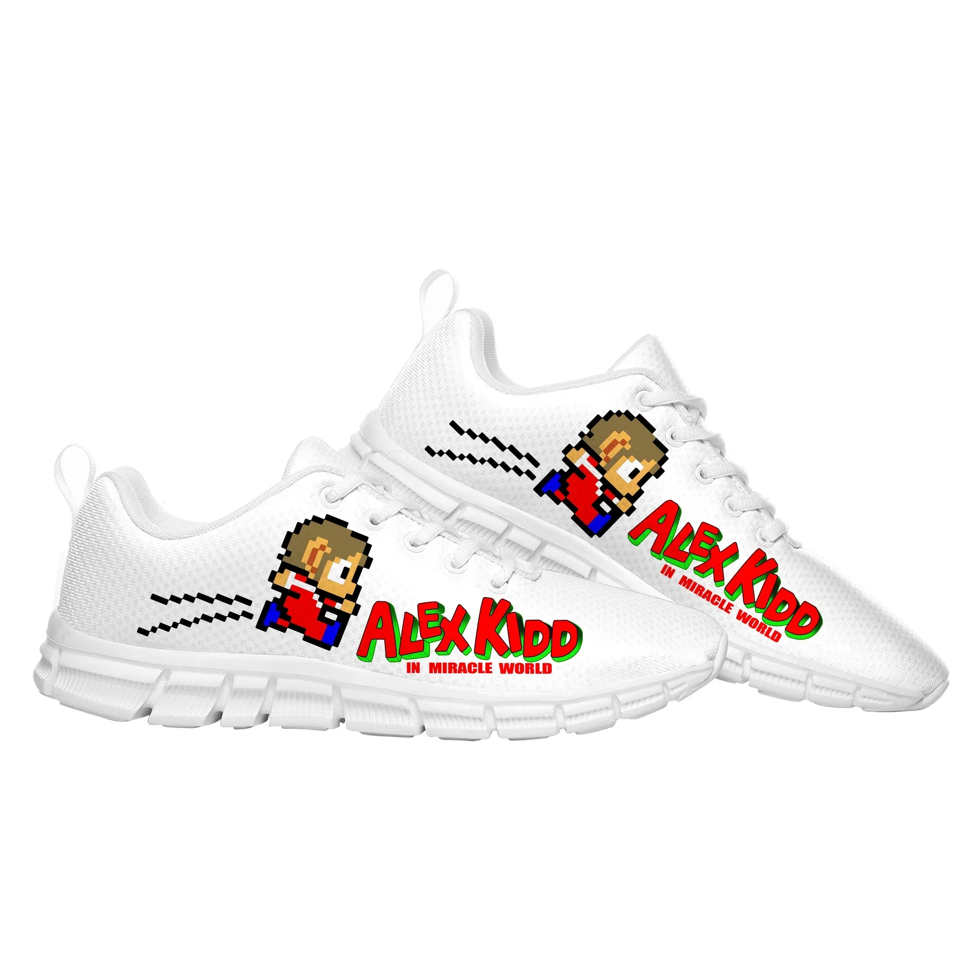Alex Kidd Sports Custom Shoes Cartoon Game Mens Womens  Fashion Sneaker Tailor Made Couple Built Shoes