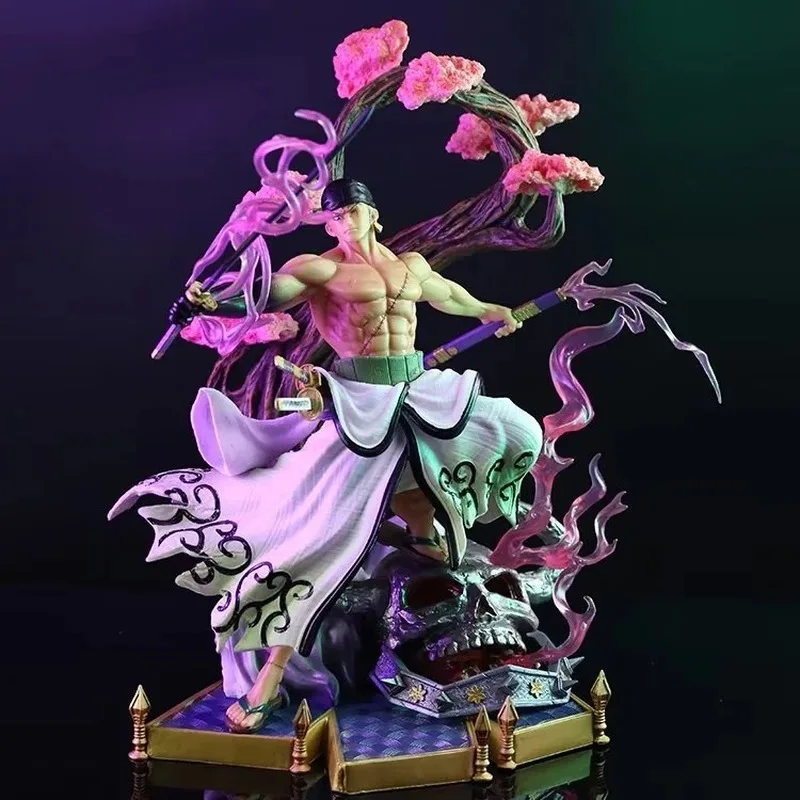 

One Piece Gk Zoro Action Figure Ryuufuu Wano Country Series Pvc Material Exquisite Details Collectible Model For Anime Fans