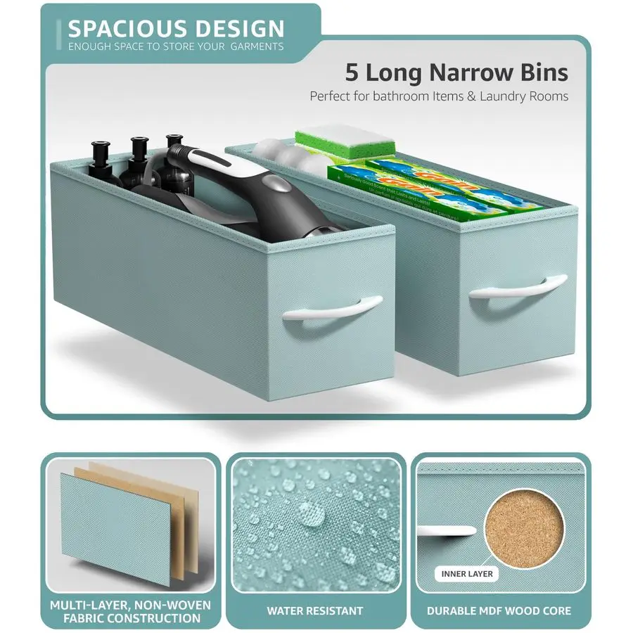 خزانة أطفال مع 5 أدراج وحدة تخزين، خزانة منظم للملابس وغرفة النوم وغرفة الأطفال والحضانة وخزانة أمبير #5