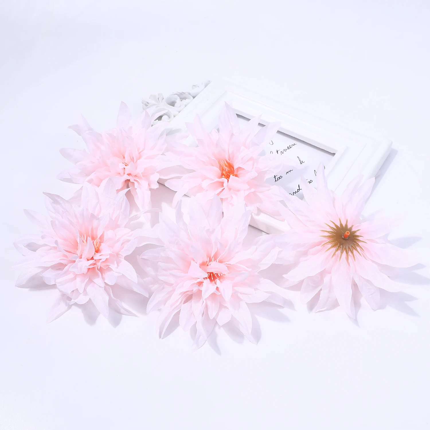 5/10 Stück künstliche Blumenköpfe, 11 cm, künstliche Blumen für Heimdekoration, Partyzubehör, Hochzeit, Hochzeit, Dekoration, DIY-Geschenke, Zubehör – Detail 13