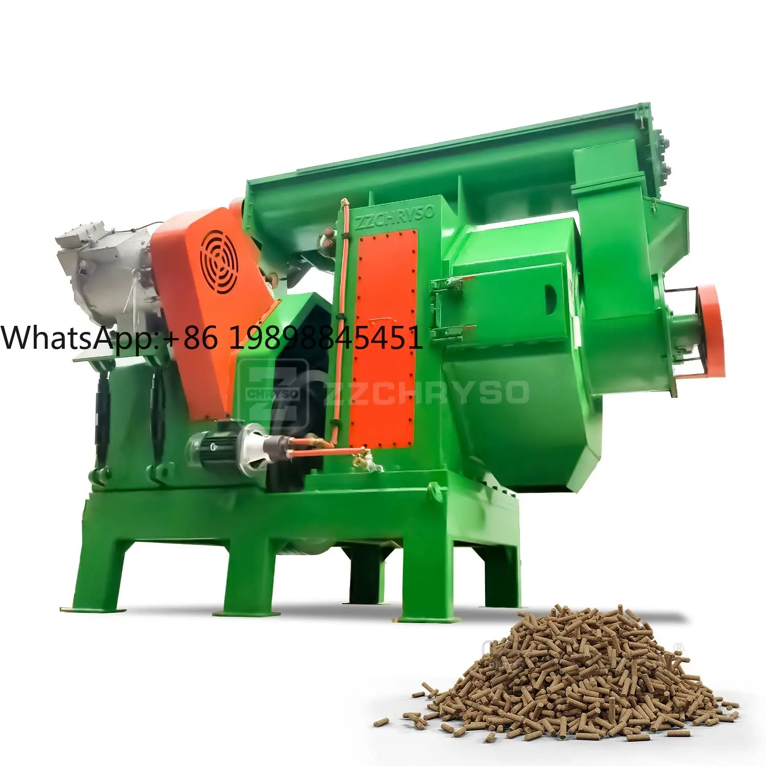 China Automatic Biomass Pellet Plant Production Line with PLC Control System