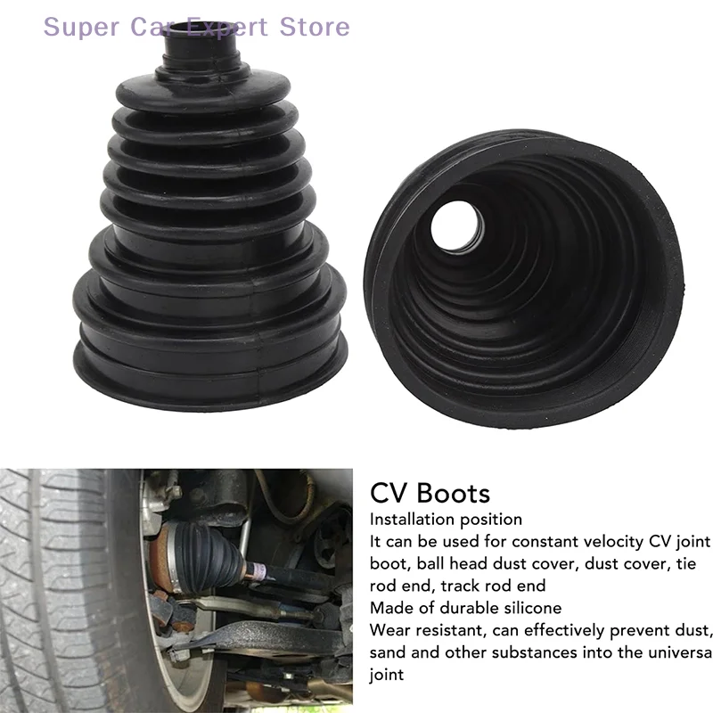 

1 SET Universal Car CV Boot Kit with Constant-Velocity Dust Cover Joint Elastic Drive Shaft Anti-Aging Wear Resistant