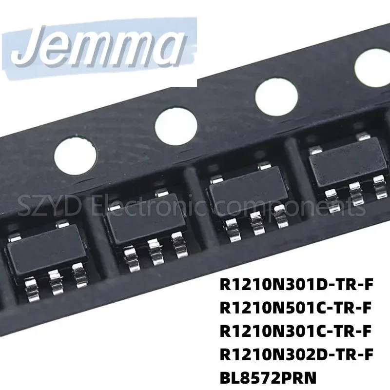 100PCS SOT23-5 R1210N301D-TR-F  R1210N301C-TR-F R1210N302D-TR-F