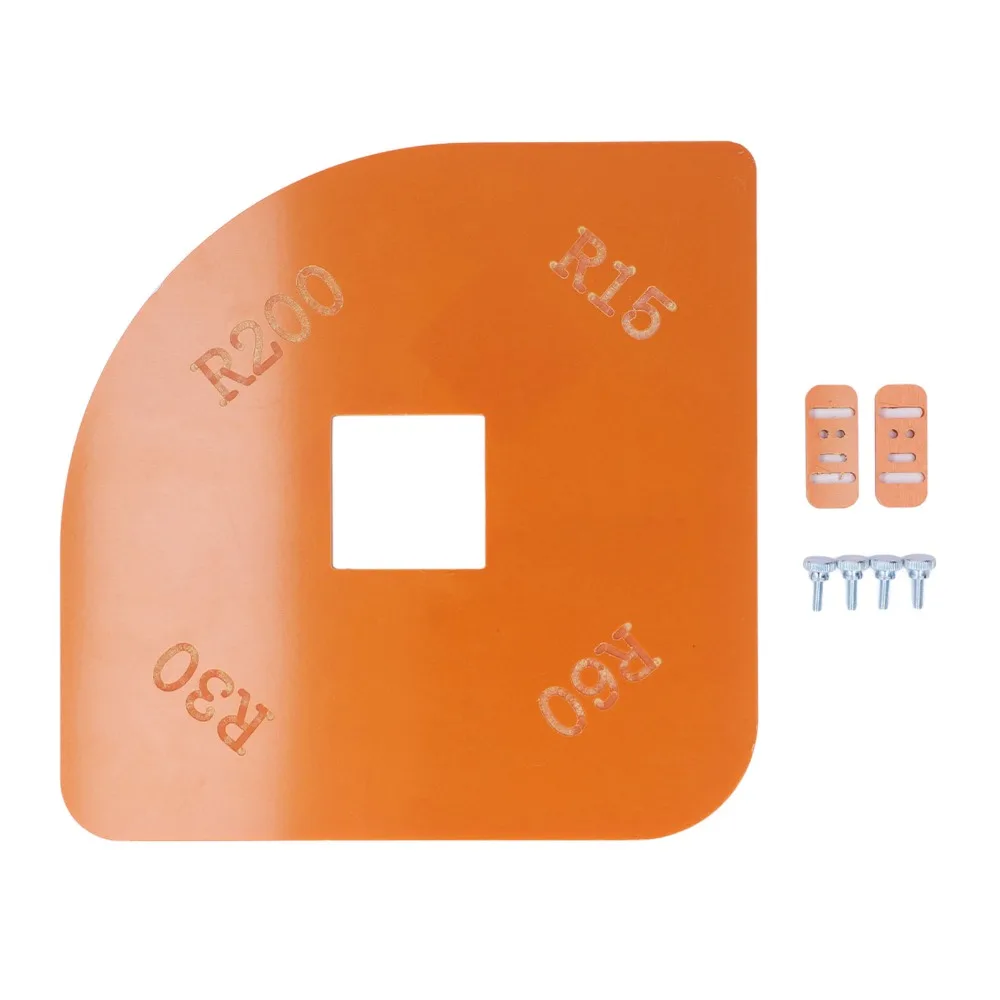 R15 R30 R60 R200 Radius Radius Template Jig Locator Design Combination Board Corner Routing Template Rounded Corner Jig