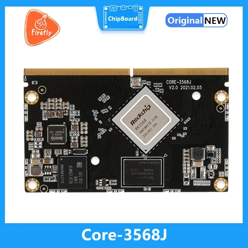 Core-3568J AI Motherboard Rockchip 64-bit processor RK3568 Open Source Core Board WiFi 6 PCIe 3.0 SATA 3.0 HDMI2.0 BT5.0