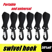 Hot 6pcs Pack Kayak Paddle Magic Buckle Strap Clip For Sup Paddle Board Inflatable  Outdoor Rowing Surf Boat