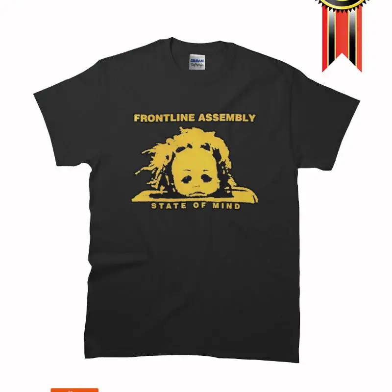 New Front Line Assembly State Of Maind Classic T Shirt Size S 5Xl