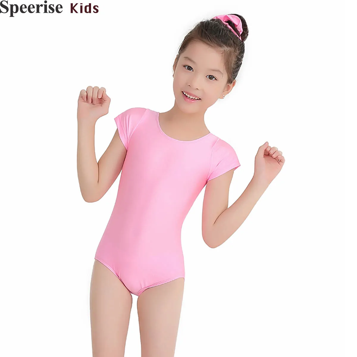 Ballet Dance Practice Clothes For Teen Girls Spandex Nylon Swimsuit Dancing Leotard Kids Dancewear Rhythmic Gymnastics Children