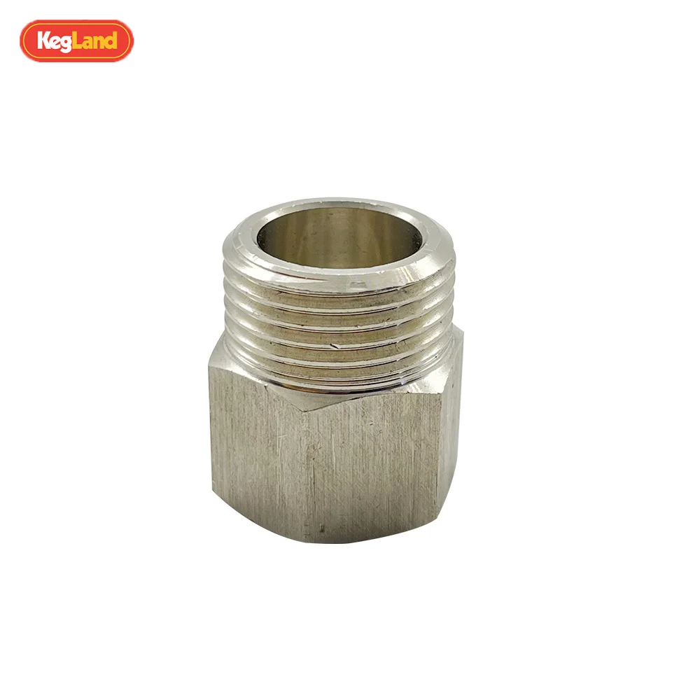 KegLand K-LOK To Corny Keg Adaptor Stainless Steel Connector（5/8 Male X 19/32 Female） Beer Craft Brewing