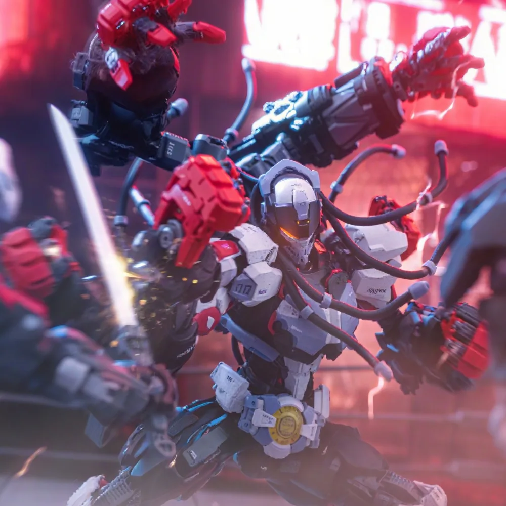 Non Zero Studio Over Zero HEMOXIAN Boxer BAKI Mecha Bausatz-Modell