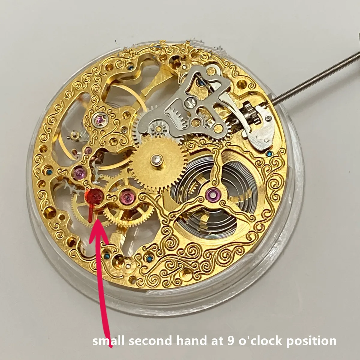 18000 bph Watch Movement 17 Jewels Mechanical Hand winding Movement For 6497 ST3600 movement small second hand at 9 o'clock