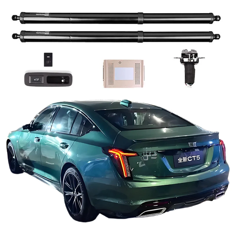 

Модификация электрической задней двери для Cadillac CT5 2019-2024, включая комплект обновления электрической задней двери для автоматического подъема и низкого уровня