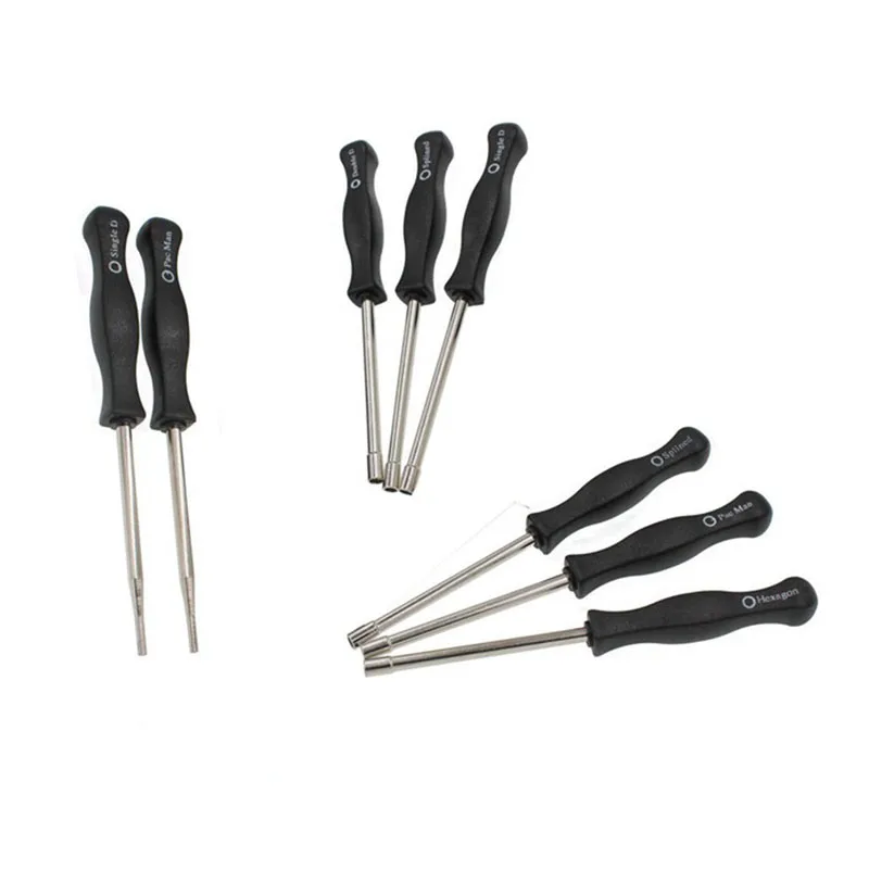 8 pcs Screwdriver Carburetor Adjustment Tool Single D Double D Hexagon Hex Socket Kit Set