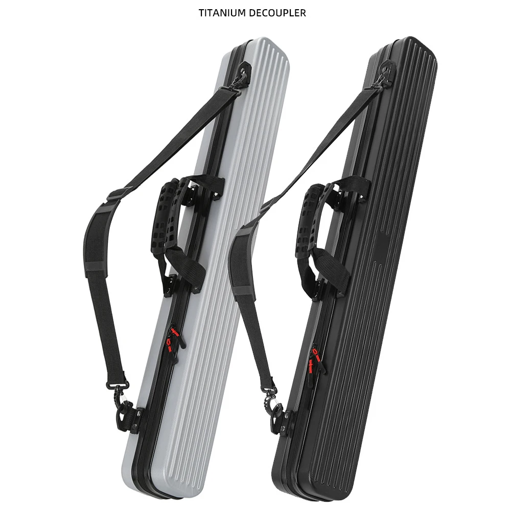 

Scratch-Resistant Pool Cue Case Rugged Hard Storage Box Sponge Inside Sports Billiard 1/2 Split Club Snooker Cue Carrying Bag