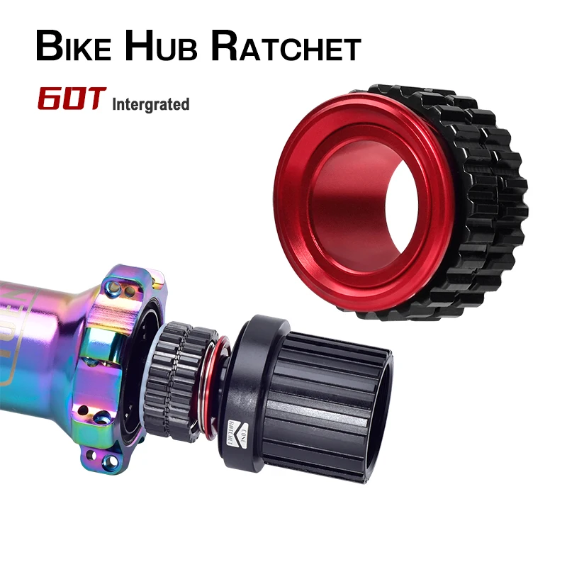 Integrated MTB Bike Hub Ratchet 60T Road Mountain Bicycle Wheel Freehub Upgraded Kit Parts for DT Swiss 190/240S/340/350/440