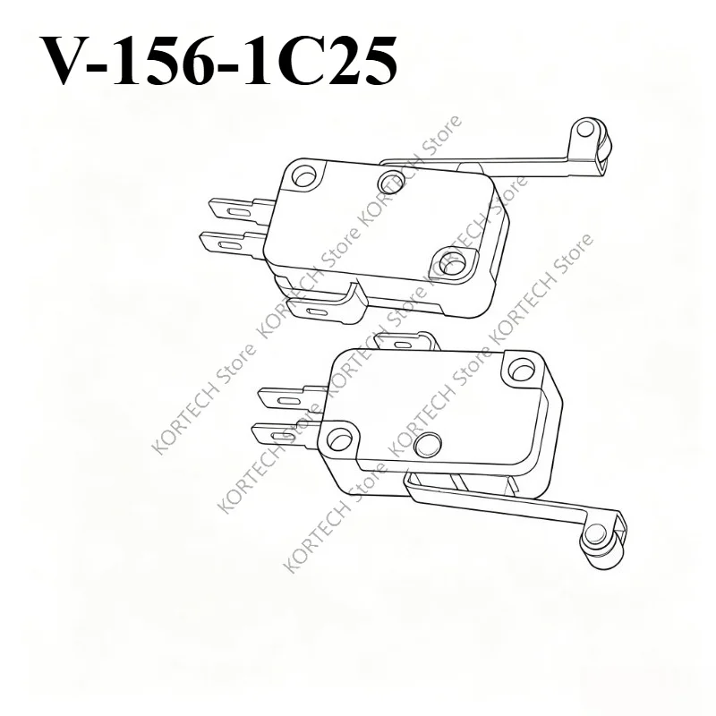 20PCS/Lot Original new  V-156-1C25 Micro switch with long wheel Small travel limit micro switch