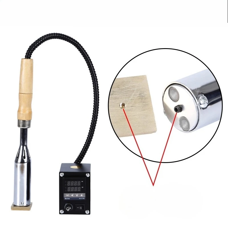 

Portable Adjustable Temperature Model Handheld Hot Stamping Machine Branding Machine Leather Cake Wood Logo Stamp Logo