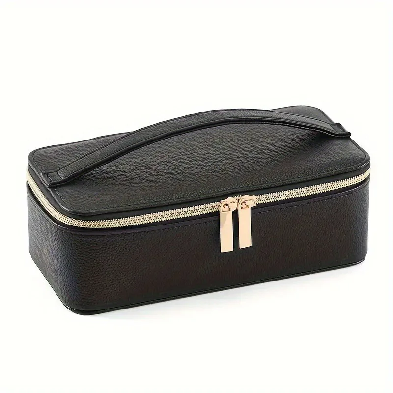 New Jewelry Storage Cosmetic Bags Portable Multi Functional Travel Accessories Bag Women PU Waterproof Makeup Handbags