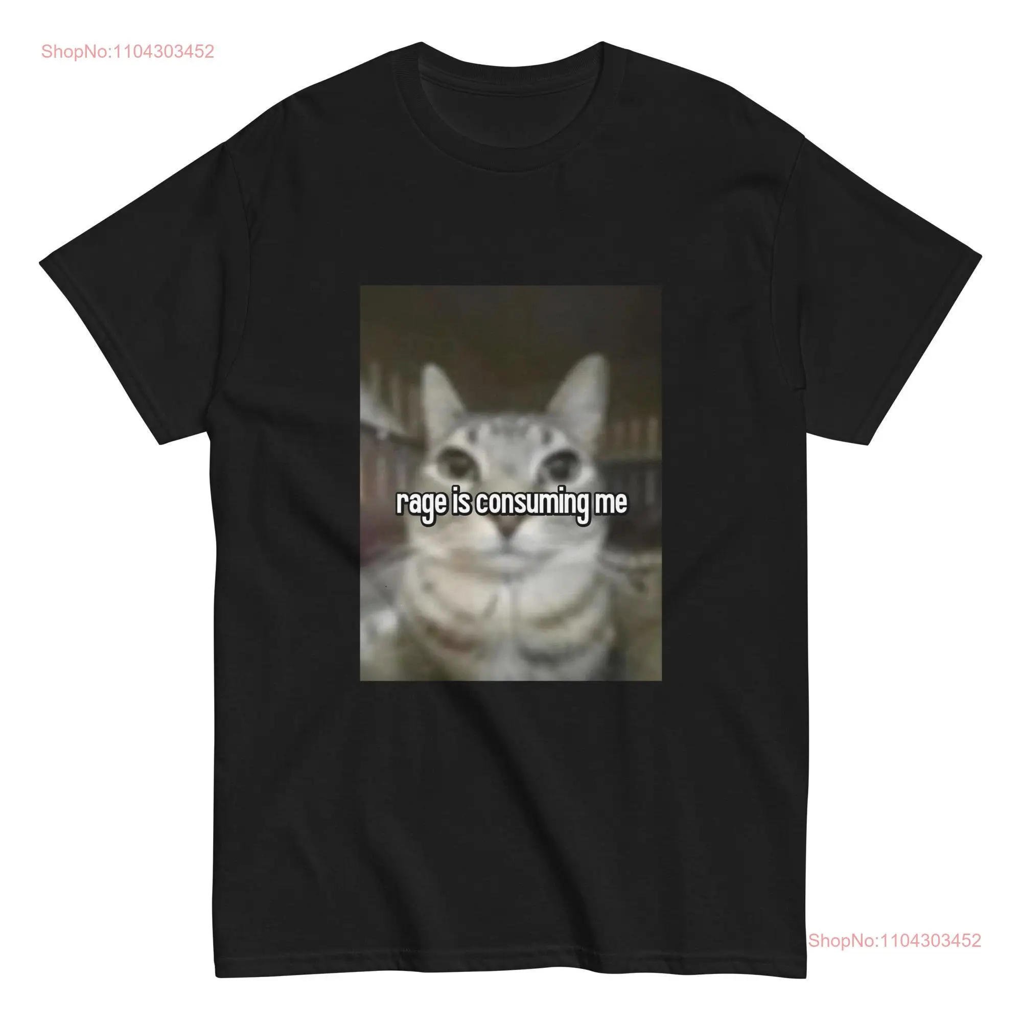 Rage is consuming me funny cat meme shirt oddly specific t shirts weird dank memes long or short sleeves