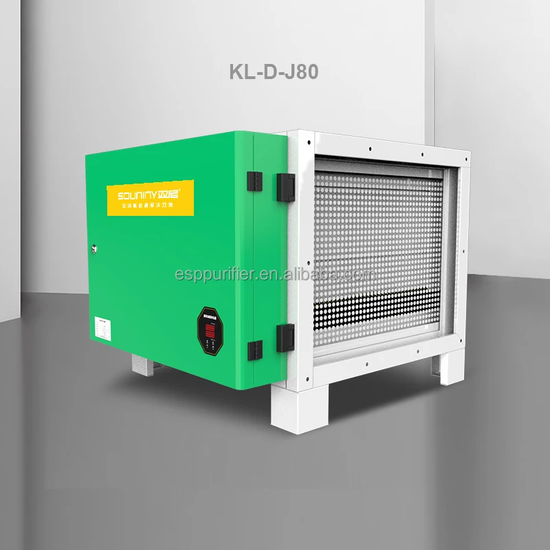 Electrostatic Commercial Grade Fume Extractor for Kitchen & Restaurant Custom Home Use Household High Efficiency Energy Plus
