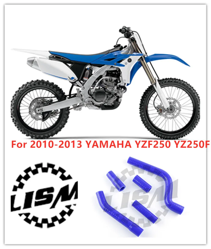 For 2010-2013 Yamaha YZ250F YZ 250 F YZF250 Motorcycle Silicone Radiator Coolant Hose  5PCS  3PLY 2011 2012 Hose Pipe Kit