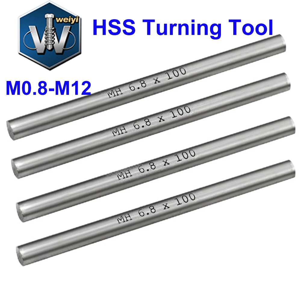 

Solid White Steel Round Turning Tool Dia 0.8~12mm Hss High Speed Steel Round Cuttingturning Lathe Tool Bar Rod L=100/200mm