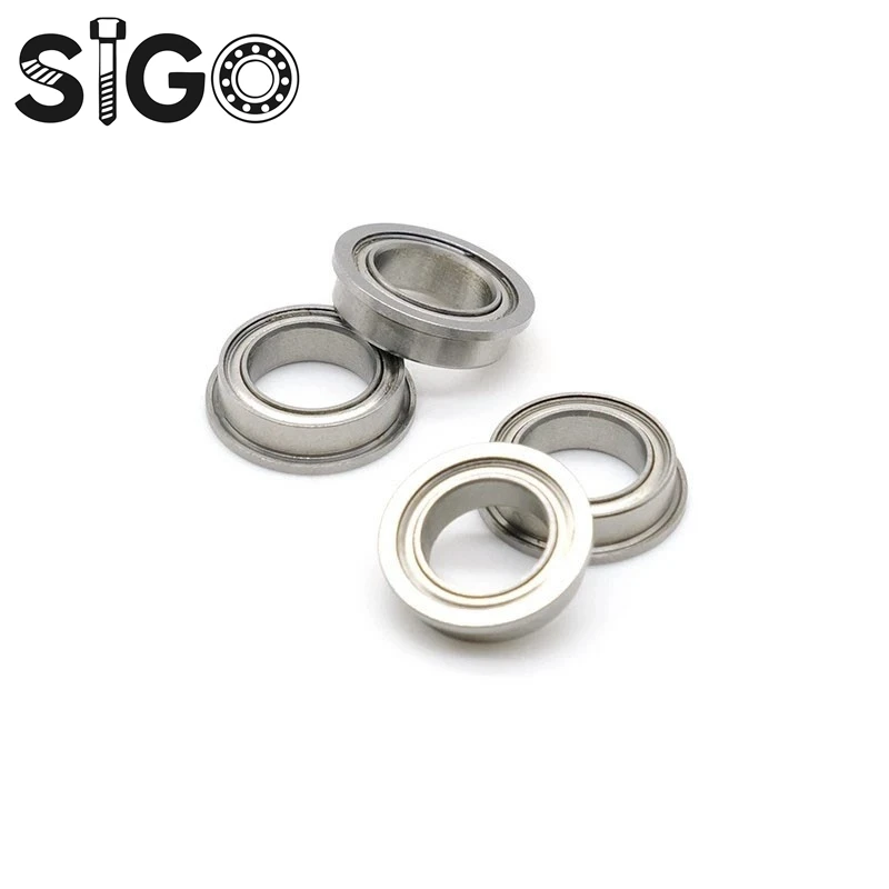 2pcs High Quality ABEC-7 MF128ZZ 8x12x3.5 Mm Chrome Steel Deep Groove Ball Bearing MF128ZZ Flanged Ball Bearing MF128