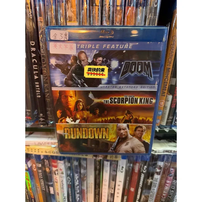 Blu-ray Trilogy Collection High Definition Movie Set for Home Theater Entertainment System