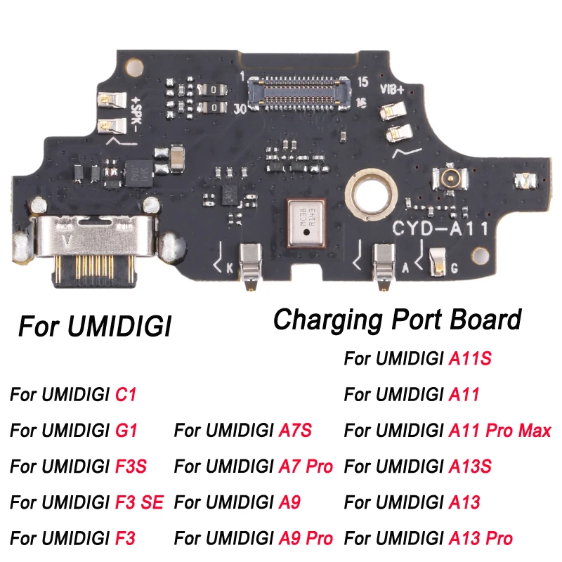 

USB Charging Port Board Replacement Parts for UMIDIGI C1 G1 F3 F3 UMIDIGI A7 Pro / A9 Pro UMIDIGI A11 Pro Max UMIDIGIA13 Pro