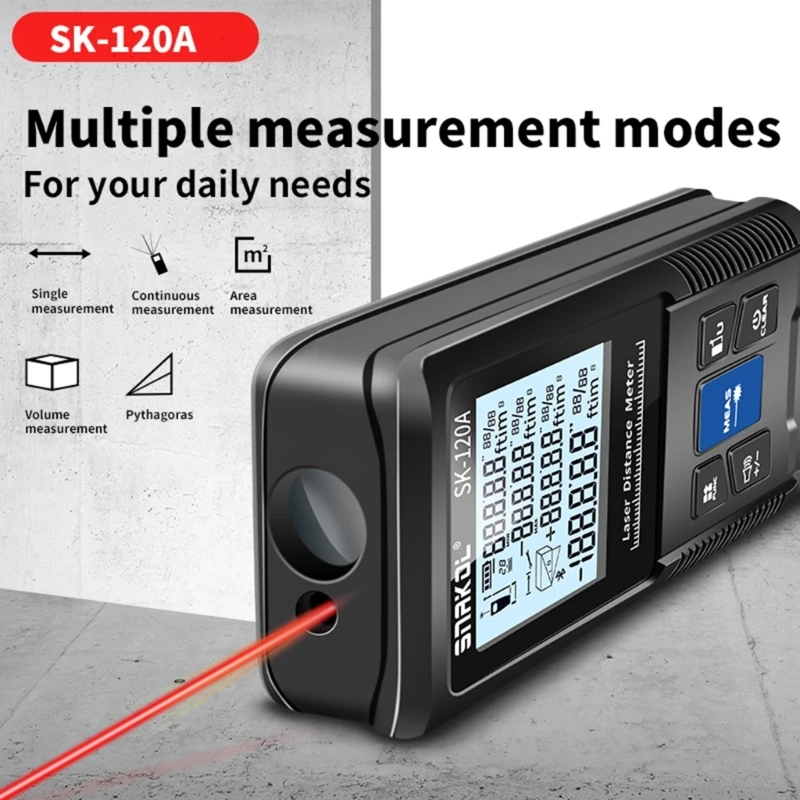 Portable Intelligent Rangefinder LasersTape Point Measure RangesFinder Handheld Measuring Distance Meter Digital Drop Shipping