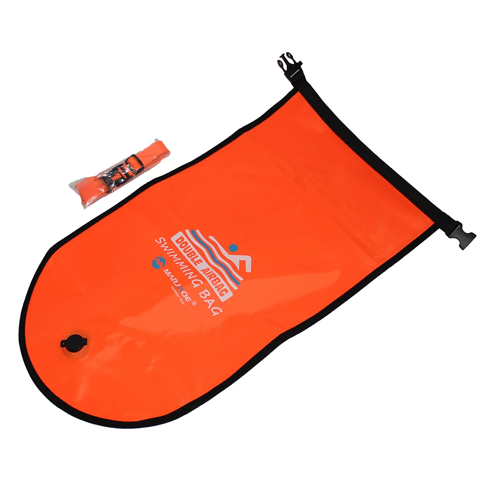 

Rafting Boating Bag Portable PVC Waterproof Floating Pouch Lightweight Inflatable with Handle Easy Installation for Water Sports
