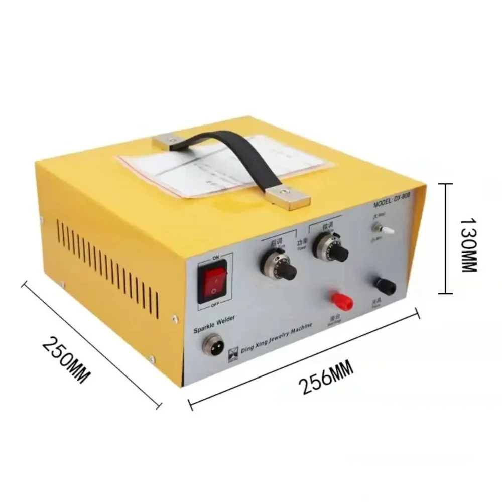 DX-808 Pulse Sparkle Spot Welder Gold Silver Jewelry Machine Tool 110V 220V Electric Pulse Spot Welder Machine 80A 30A