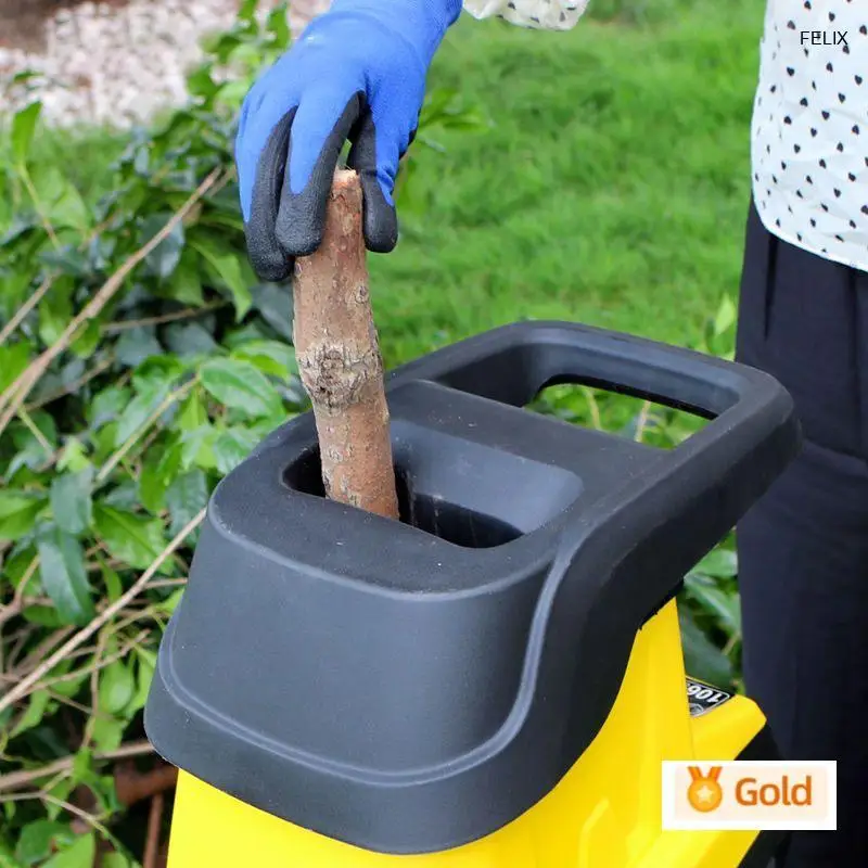

2500W Multifunctional Electric Branch Garden Wood Shredder Wood Crusher Leaf Branch Twig Shredder Electric Pulverizer