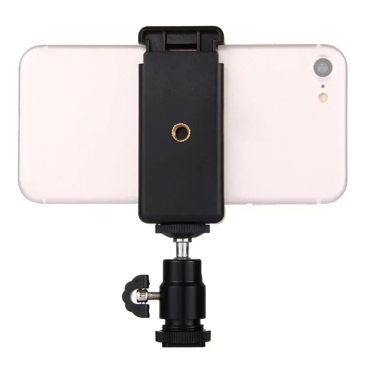 

Leading Supplier of Best Quality 1/4 inch Hot Shoe Tripod Head + Tripod Stand Clamp Mobile Phone Holders at Low Price