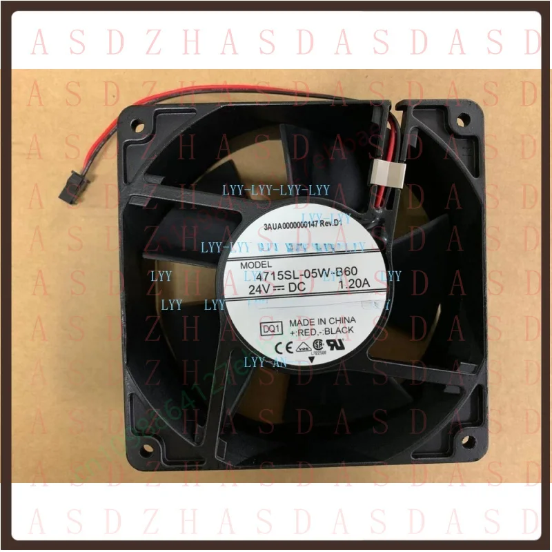 Z  Original FOR  NMB 4715SL-05W-B60 DC 24V 120*38MM 1.20A IP55 Waterproof Inverter fan