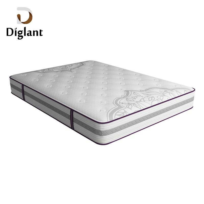 D100 Foam Eco Friendly  Rollable Compress Cheapest Bonded Gel Memory 25d High Density Foam Mattress