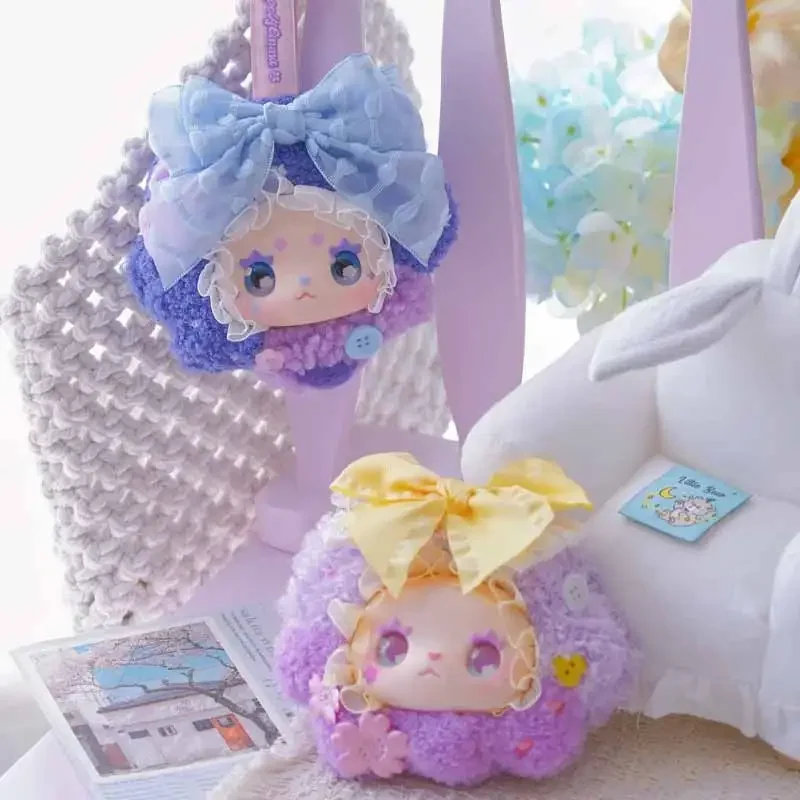 Mooie Emma Flower Sea Series pluche vinyl blinde doos schattig mode speelgoed kant ontwerp pop tas hanger meisje prachtige mysterie cadeau