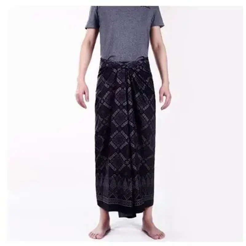 Southeast Asia Malaysia Myanmar Men Longji Skirt Sarong