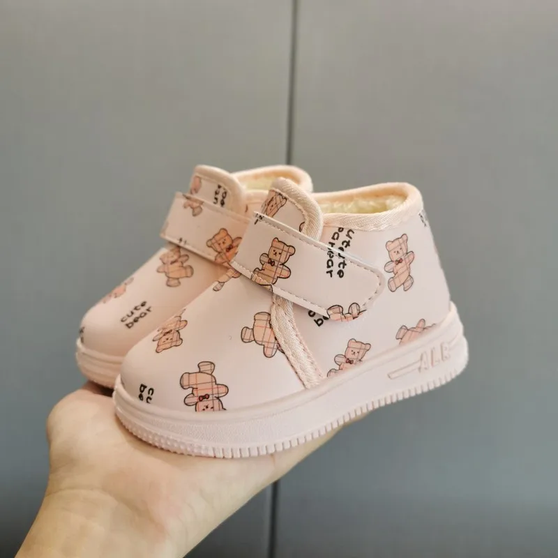 

Детские сапоги, плюшевые зимние сапоги для детей, теплые сапоги для девочек, мультяшные сапоги для мальчиков, хлопковые сапоги, водонепроницаемые утепленные сапоги для девочек