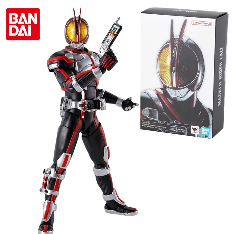 

Bandai Original SHF Kamen Rider FAIZ 555 Takumi Inui Joints Movable Anime Action Figures Toys For Boys Girls Kids Gift