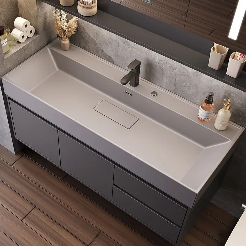 

New bathroom cabinet integrated oversized basin bathroom bathroom washbasin washbasin washbasin cabinet combined household