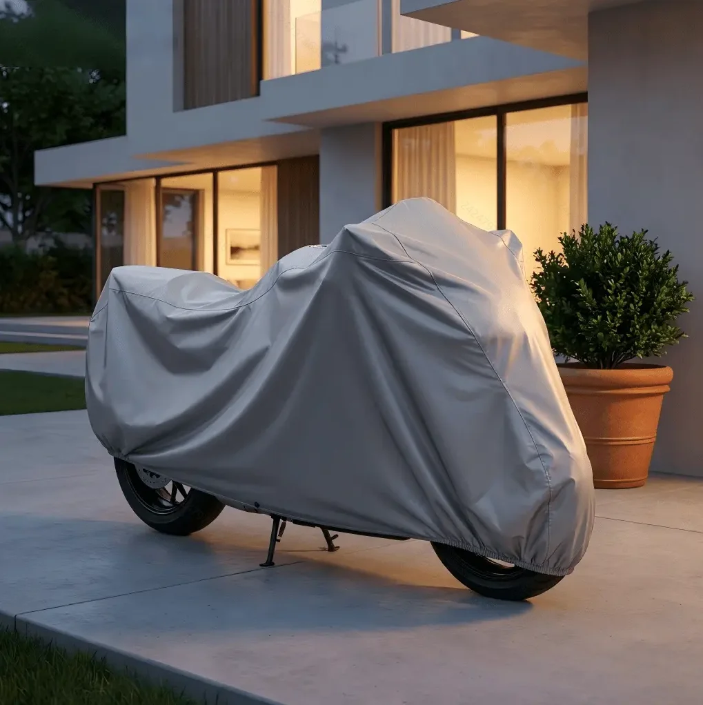 Electric Scooter Rain Cover - Outdoor Motorcycle Cover, Waterproof and Rainproof,