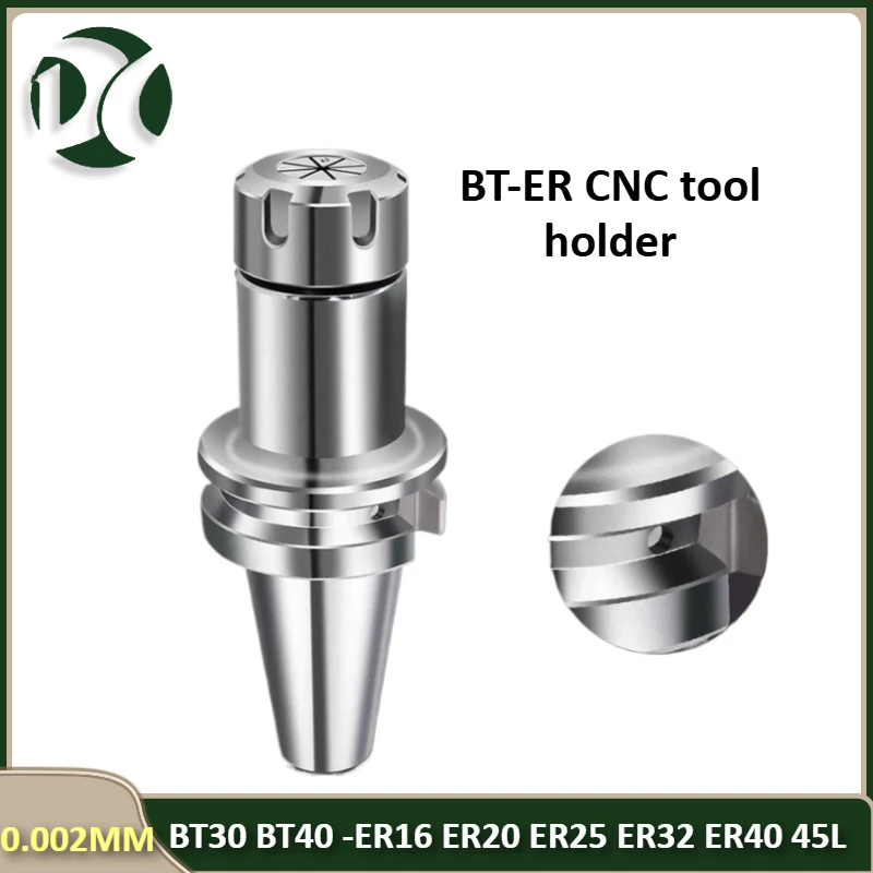 BT30 BT40 ER16 ER20 ER25 ER32 ER40 45L Short Tool Holder ER Collet Chuck Milling BT30 Spindle CNC Mechanical Lathe Tool holder